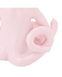 Cat Meditate Statue Vivid Details Cat Meditate Collectible Figurines for Homes Office Yoga Room Ornaments Gifts Pink