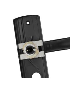 Door Handle Lock Manganese Steel Silent Bearing Universal Door Lever Lock Set with Keys for Home Bedroom Black