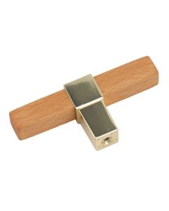 2 Pcs Wooden Cabinet Pulls Single Hole Door Pull Handle Knobs For Kitchen Drawer Cupboard Closet Golden