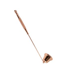 Candle Snuffer Bell Shaped Iron Electroplating Candle Extinguisher for Home Candle Tool Rose Gold