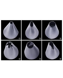 Piping Bags and Tips Set Cake Decorating Supplies for Baking TPU Pastry Bags Stainless Steel Tips Blue