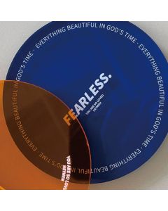 Cup Coasters Minimalist Heat Insulation Decorative Acrylic Coaster for Advertising Accessories Home Blue
