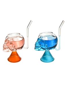 Skull Vampire Glass High Borosilicate Skull Glass Halloween Kitchen Decoration Cup for Fragrant Tea Red Wine