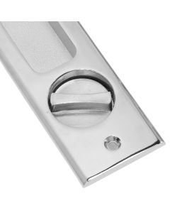 Zinc Alloy Invisible Recessed Handle Latch with Keys for Bathroom Balcony Pocket Door Sliding Barn Door