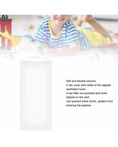 1Pcs Floor Vent Cover Silicone Drain Cover Good Filtering Protection for Home Kitchen