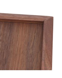 Black Walnut Tray Simple Fashion Serving Tray Serve Tea Fruit Cheese Wine Or Meals Small Square