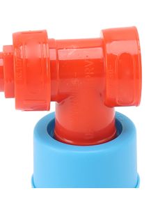 Beer Tee Adapter Plastic Chemical Resistance 3 Way Carbonation Cap for Carbonated Drinks Soft Drinks