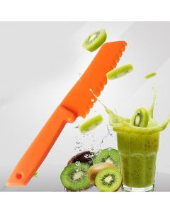 8Pcs / Set Kid Plastic Kitchen Cutter Set Children Safe Cooking Chef Nylon Cutter for Fruit Bread Cake Salad Lettuce Cutter