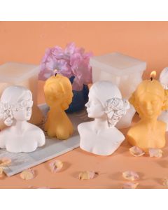 DIY Silicone Candle Mold 3D Silicone Casting Candle Mould Candle Making Mould Lady Body Shape Silicone Mold