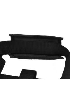 Folding Table Storage Bag Sponge Interlayer Waterproof Oxford Cloth Black Outdoor Multifunctional Carrying Bag for Picnic