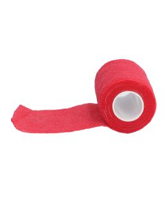 12Pcs Bandage Wrap Natural Latex Elastic Self Adhesive Wrap for Cows Dogs Horses 10cm Red