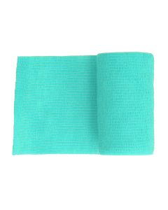 12Pcs Bandage Wrap Natural Latex Elastic Self Adhesive Wrap for Cows Dogs Horses 10cm Cyan