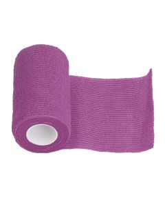 12Pcs Bandage Wrap Natural Latex Elastic Self Adhesive Wrap for Cows Dogs Horses 10cm Purple