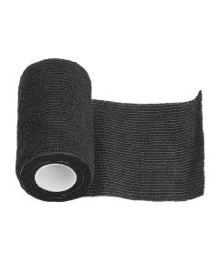 12Pcs Bandage Wrap Natural Latex Elastic Self Adhesive Wrap for Cows Dogs Horses 10cm Black