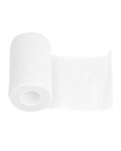 12Pcs Bandage Wrap Natural Latex Elastic Self Adhesive Wrap for Cows Dogs Horses 10cm White