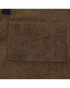 Woodworking Shop Apron Large Capacity Pocket Adjustment Shoulder Straps Waxed Apron for Carpentry Electrician