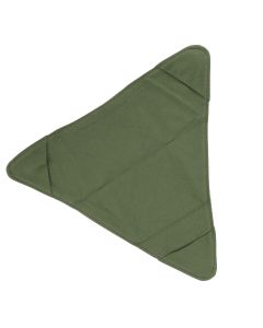 Tripod Stool Cloth Portable Foldable Triangle Stool Cloth Handcraft Anti Scratch Canvas Camping Stool Cloth for Fishing Military Green
