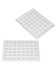 3pcs Silicone Baking Mould Multifunctional 48 Holes Silicone Cake Mold for Pudding Chocolate CookiesPrimary Color