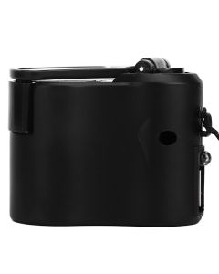 USB Hand Crank Phone Charger Portable Hand Power USB Charger for Outdoor Hiking Camping Black