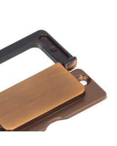 Recessed Door Handle Simple Matte Retro Free Punch Drawer Wardrobe Cabinet Door Concealed Handle