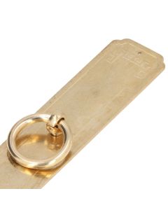 Cabinet Door Handle Chinese Furniture Antique Pattern Pure Copper Cabinet Doors Window Retro HandleLength 16cm
