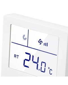 Digital Thermostat Ventilation Function Accurate LCD Display Air Conditioning Temp Controller for Home Hotel AC220V