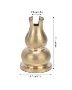 10pcs Incense Burner Gourd Shaped Brass Incense Holder for Home Office Teahouse Living Room Yoga