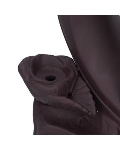 Backflow Incense Burner Smoke Waterfall Aroma Burner Ceramic Incense Holder Ornament for Home Office Decoration