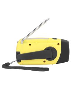 Hand Crank Solar Radio Multifunctional Emergency Radio LED Radio with Flashlight for Outdoor CampingYellow Europe