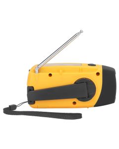 Hand Crank Solar Radio Multifunctional Emergency Radio LED Radio with Flashlight for Outdoor CampingOrange Europe