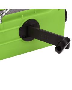 Emergency Radio Hand Power Generation Solar Radio with LED Flashlight 2000mah Charging for Camping HikingGreen EU Type