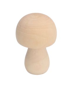 40pcs Unfinished Wooden Mushroom Unpainted Natural Wood Mushroom Decoration for DIY Decoration