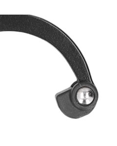 D Type Carabiner Multifunction Portable Aluminum Alloy Hook Clasp Clip for Outdoor Camping Picnic HikingBlack