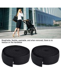 Handlebar Tape Quick Dry Anti Slip Tape Synthetic Sponge Bicycle Cycling Wrap Tape for Outdoor ExerciseBlack