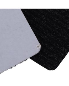 15 Pcs Stair Treads Cuttable Polyester Non Slip Soft Self Adhesive Stair Stripe Floor Mat CarpetBlack White Stripes