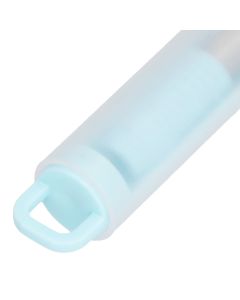 304 Stainless Steel Collapsible Straw Portable Foldable Drinking Straw Durable and Light for Coffee and DrinksBlue