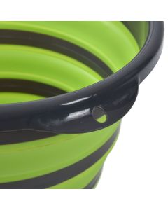 Collapsible Bucket Folding Portable Handheld Water Basin Container for Fishing Outdoor Use 10L