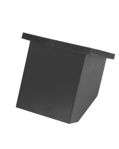 Coffee Knock Box Grounds Disposal Bin Bottomless Embedded Oblique Mouth Stainless Steel