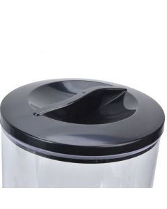Grain Dispenser 17.5oz Transparent Safe Rice Storage Container with Rubber Base for Grain Rice