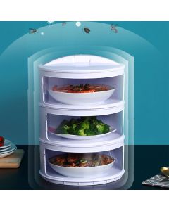 Insulated Food Cover Multilayer Heat Preservation Warm Intimate Effective Isolation Stackable Dish Cover3 Layers