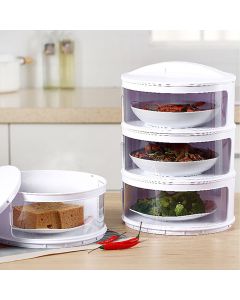 Insulated Food Cover Multilayer Heat Preservation Warm Intimate Effective Isolation Stackable Dish Cover4 Layers