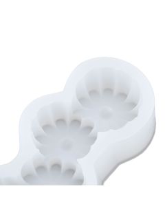 Candle Molds Silicone Easy Demoulding Food Grade Silicone DIY Chocolate Cake Mould for DIY Crafts Home DecorationDaisy