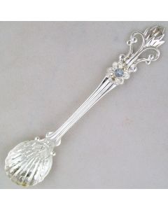 4Pcs Coffee Spoons Set Vintage Aluminum Alloy Dessert Spoons with Orris Pattern for Home Kitchen Use