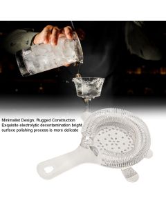 Cocktail Strainer Wintersweet Type Stainless Steel Bar Strainer Bartender Ice Filter Bartender Accessories Silver