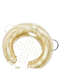 Cocktail Strainer Anti Rust Efficient Filtering 304 Stainless Steel Strainer Bar Tool for Home Mini Bars Clubs Restaurants Gold