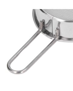 Mini Round Flour Sieve 304 Stainless Steel Fine 40 Mesh Small Professional Flour Strainer for Home Bakeries Cake Shops One Mini Flour Sieve