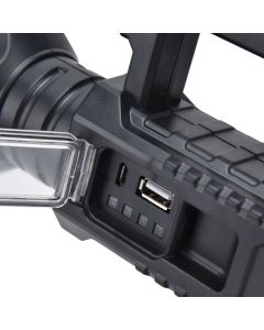 P50 LED Searchlight Smart Power Display Super Bright Handheld Spotlights for Camping Hiking