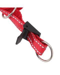 Dog Head Collar Breathable Dog Head Harness Dog Mouth Cover with Adjustable Strap for Outdoor Red XL