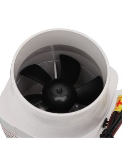 12v Electric In Line Blower ABS Shell Marine Boat in Line Bilge Air Blower Marine Cabin Engine Ventilation Blower Fan 4 Inch