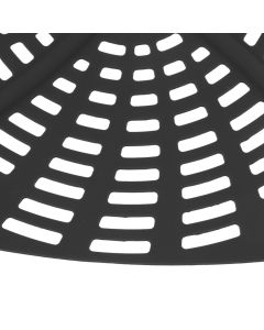 2pcs Fryer Reusable Silicone Fryer Liner Scratch Resistant Silicone Liner Mat for Ninja Foodi AG301 Fryer Black